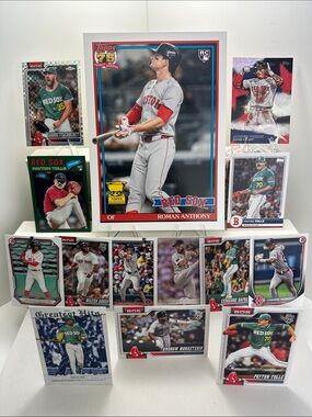 Roman Anthony Jumbo Rookie + Tolle Rookies/Rafaela/Crochet Xfractor Red Sox